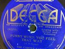 Decca 5411 Carter Family FUNNY WHEN YOU FEEL THAT WAY8rpm Country E+ 1936