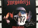 Megadeth 'Killing Is My Business...' TRANSLUCENT/BLUE SPLATTER vinyl gatefold LP