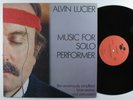 ALVIN LUCIER Music For Solo Performer LOVELY MUSIC LP VG+ ^