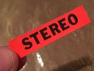 Introducing the Beatles Vee Jay Red STEREO sticker  (1964) RARE  Make An Offer