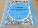 GERHARDT TASCHNER VIOLIN BEETHOVEN OP.61  US REGENT MG 5029