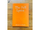 The Fall Lyrics Book First Edition / Very Rare