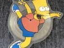 Do The Bartman Vinyl Record - Bart Shaped - The Simpsons - 1990