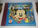 Hey Kids  Mickey Mouse's Birthday Party Walt Disney Capitol Record Reader 78RPM