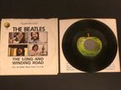 Beatles Long and Winding Road / For You Blue Apple 2832 Picture Sleeve 45 Record