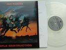 Jag Panzer	Ample Destruction 	ULTRA CLEAR VINYL   250 MADE   UNPLAYED (29)
