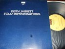 KEITH JARRETT : SOLO IMPROVISATIONS PROMO ONLY LP ECM TD 19 JAPAN