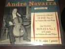 Caux D‘Hervelois/ Boccherini Suite No2/ Sonata No3 10inch Andre Navarra/MaxianC2