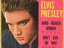 ROCKABILLY - ELVIS PRESLEY - HARD HEADED WOMAN - VERY RARE  JAPAN 45' Vinyl PS