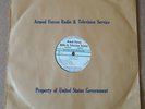 Vintage Elvis Presley Armed Forces Radio & Television Service Record Album 12