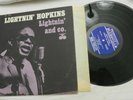 LP, Lightnin' Hopkins, Lightnin' and Co, Prestige Bluesville, 1962, VG+ to VG++