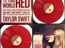 TAYLOR SWIFT Red RED VINYL ACM PROMO-ONLY 2 LP Gatefold+Slipcover 2012