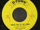 CODY BLACK: Too Many Irons In The Fire / Would You Let Me Know 45 (blistering f