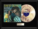 DAVID RUFFIN MY WHOLE WORLD ENDED  WHITE GOLD PLATINUM TONE RECORD TEMPTATIONS