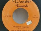 Mac Boswell and the Outcasts I THOUGHT YOU KNEW (DOO WOP 45) #117 PLAYS VG-