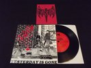 THE FACTION - YESTERDAY IS GONE 7'' RARE ORIG PRESS W/ STICKER HC PUNK, JFA, KBD
