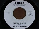 ISLEY BROTHERS   Testify Part 1   MINT   1964 ORIG USA T NECK 501   R&B Screamer