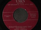 BENNY JOHNSON & SOUL SERENADERS: What Would You Do? / Fresh Out Of Teardrops 45