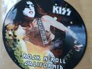 KISS -rock and roll california- lp-pic.disc- 100 made