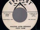 PATSY CLINE NM- 1963 US EVEREST WL PROMO 45 Walkin After Midnight / Wonderful