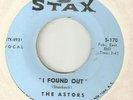 THE ASTORS I Found Out Candy STAX  NORTHERN SOUL USA 45