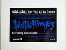 1996 - BUSTA RHYMES - WOO-HAH  GOT YOU ALL IN CHECK - RARE BLUE VINYL PROMO