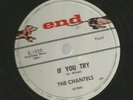 DOOWOP R&B 78-  CHANTELS - IF YOU TRY  /  CONGRATULATIONS  -HEAR -1958 END 1030