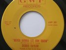 Debbie Taylor- Never Gonna Let Him Know - 7” - Northern Soul