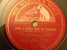 RAY NOBLE AL BOWLLY THREE GINX Spin a Little Web HMV Australia 1934 78