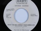 Funk 45 BRENDA GEORGE I Can't Stand It KENT promo HEAR