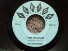 RARE MICHIGAN GARAGE PSYCH-FENTON RECORDS 2518-HEADHUNTERS-TIMES WE SHARE-45