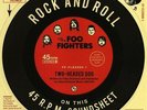 FOO FIGHTERS Two-Headed Dog 7 INCH VINYL Roswell 2014 1-Sided Flexi-Disc Only