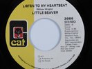 70s Soul 45 LITTLE BEAVER Listen To My Heartbeat CAT HEAR