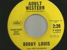 ROCKABILLY - BOBBY LOUIS - ADULT WESTERN - JACK RHODES  - HEAR - 1959 DJ CAPITOL