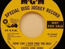 Carol and Gerri How Can I Ever Find the Way 45 EX+ 1966 Northern Soul MGM