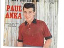 Paul Anka, 45 RPM Picture Sleeve & Record,1959 R & R, Pop, ABC Paramount 10040