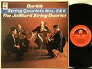 SAX 5262 S/C Juilliard Quartet, Bartok 6 String Quartets, Vol. 3, #5 & #6
