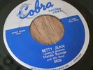 HAROLD BURRAGE  Betty Jean / I Cry For You 45  R&B SOUL Blues Cobra