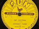 Johnny Cash And Tennessee Two, Get Rhythm / I Walk The Line Shellac, 10