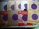 9 HMV 45s by Elvis Presley. Various conditions.