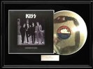 KISS DRESSED TO KILL  WHITE GOLD SILVER METALIZED RECORD LP NON RIAA AWARD