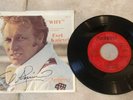 Super Rare 1974 Evel Knievel 45 LP Record w Color Sleve Portrait Amhurst