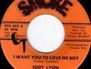 NORTHERN SOUL - EDDY LYON - I WANT YOU TO LOVE ME BOY - SMOKE - 