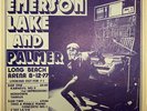 EMERSON, LAKE & PALMER Looking Out For # 1 Vinyl Long Beach Arena 8-12-‘77 Ex