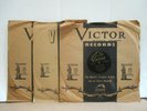 Vintage 3 Victor 78 rpm Records  Star Spangled Banner  Yellow and the Blue VG++