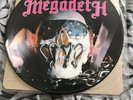 EX  Megadeth Killing Is My Business And Is Good VINYL PICTURE DISC LP 1985 MFN