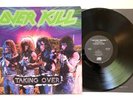 Overkill Taking Over Vinyl LP Megaforce 1987 Original Pressing 80s Thrash Metal