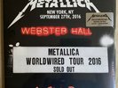 NEW  Metallica - Live at Webster Hall 2016 (140g Vinyl 3 LP ) Record Limited Ed