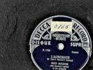 SUZY SOLIDOR-VINYLE 78tr DECCA 240441-L'ACROBATE & LA DANAE