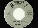 Modern Soul Boogie 45 - Ike Noble - It's A Party - Connowil - VG+ mp3